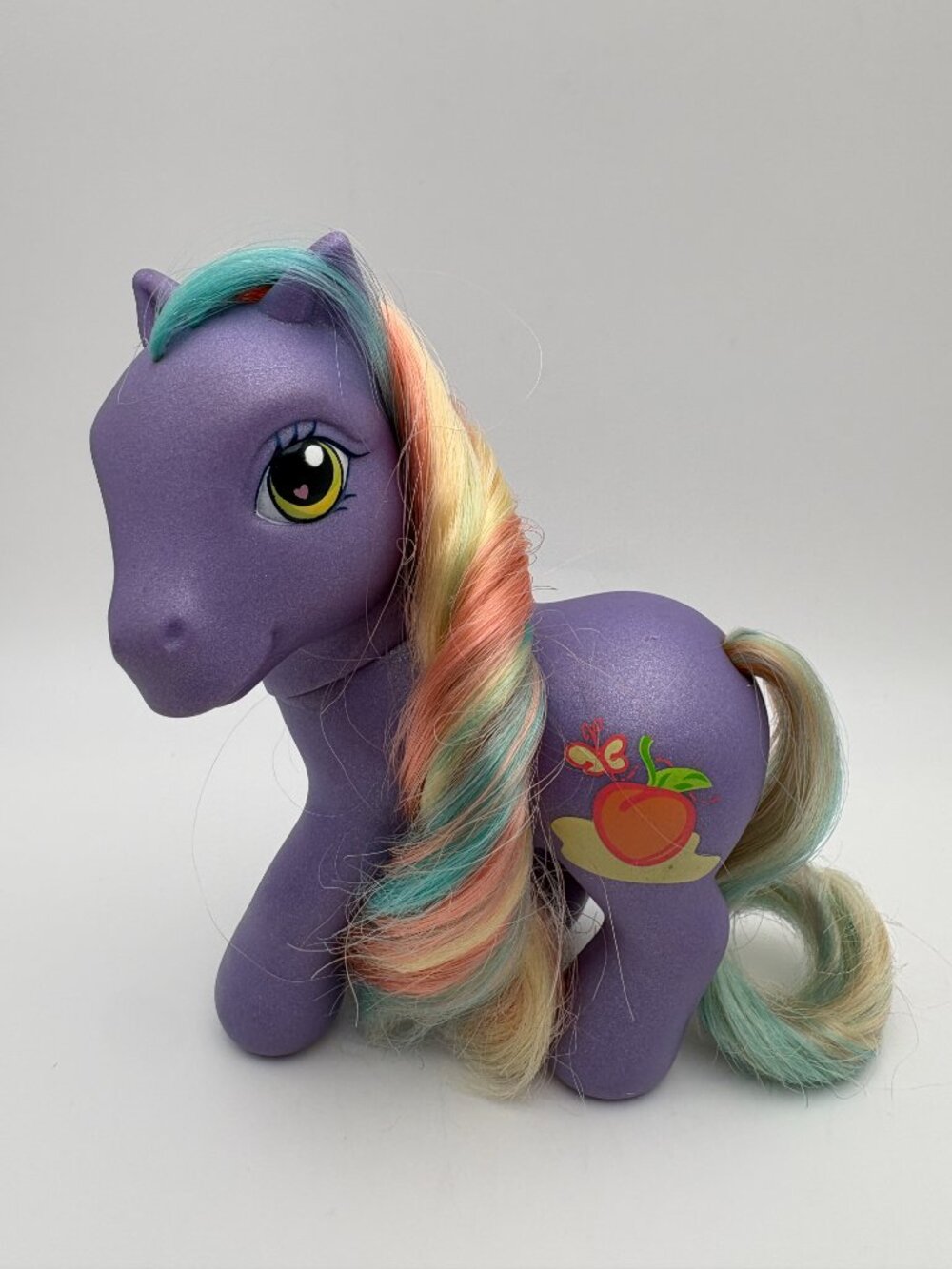 My Little Pony (MLP) Peach Surprise (c) 2002 Purple Body (MLP: LOT1-3)